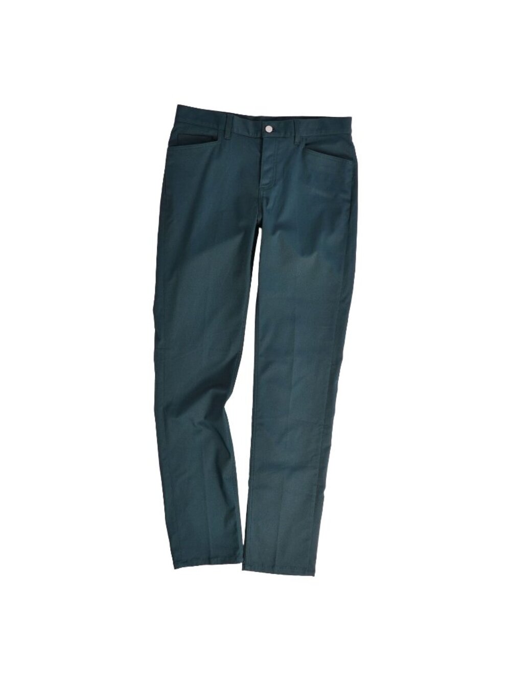 Hermes Pants Long Trousers Sellier Buttons Cotton Green 42